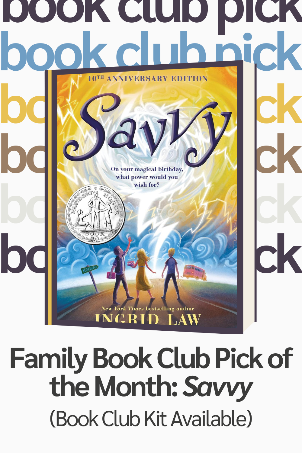 Family Book Club Pick of the Month: Savvy (Book Club Kit Available)